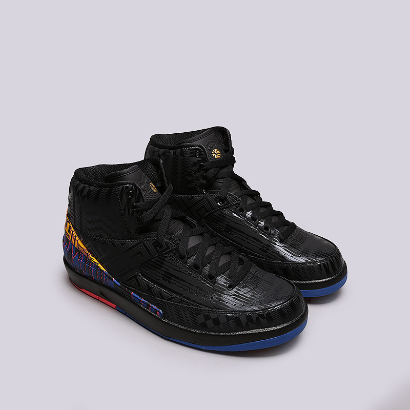 мужские черные кроссовки Jordan 2 Retro BHM BQ7618-007 - цена, описание, фото 2
